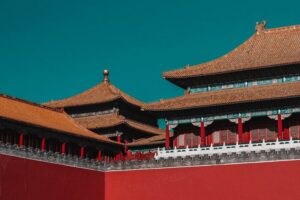 Stunning capture of the Forbidden City in Beijing, showcasing traditional Chinese architecture.
