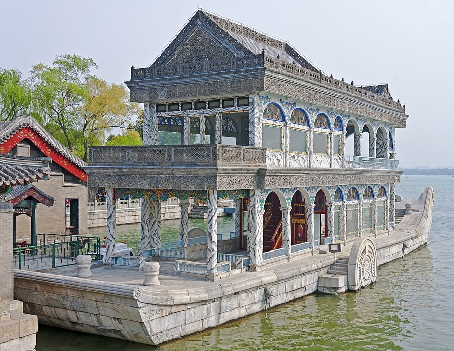 The Marble Boat at the Summer Palace Beijing