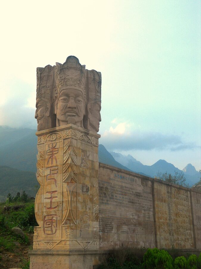 Shuhe Old Town near Lijiang with stone paths and traditional homes