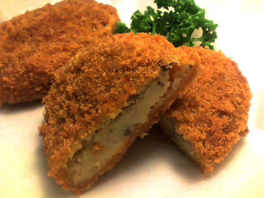 Japanese korokke potato croquettes