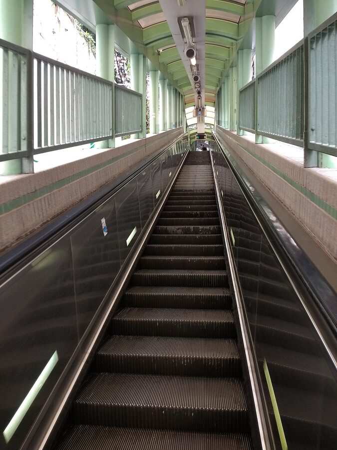 Central Mid-Levels Escalator system Hong Kong