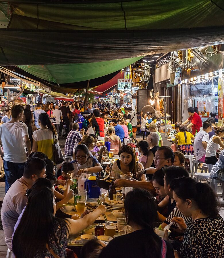 Temple Street night market Hong Kong