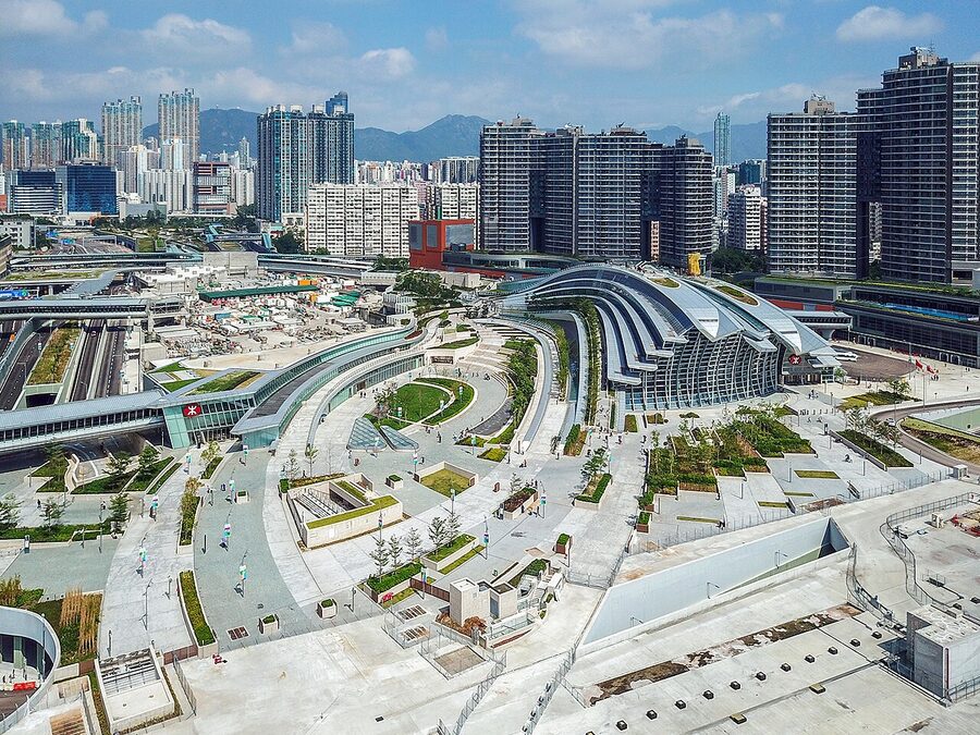 Hong Kong West Kowloon high-speed rail station