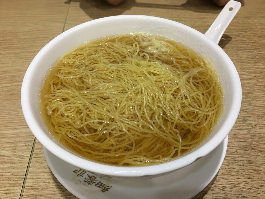Wonton noodle soup Hong Kong Mak's Noodle