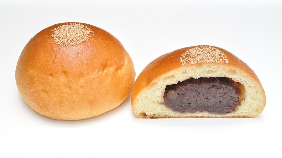 Anpan Japanese red bean bun