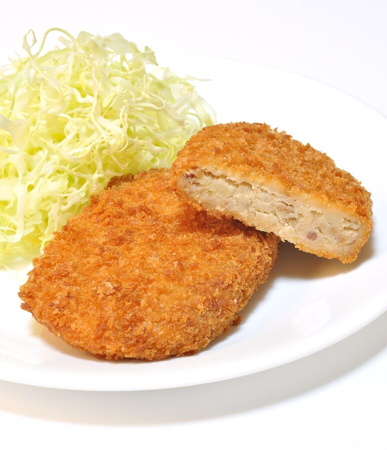 Japanese korokke potato croquettes