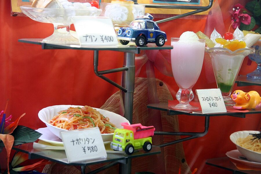 Spaghetti Naporitan Japanese pasta