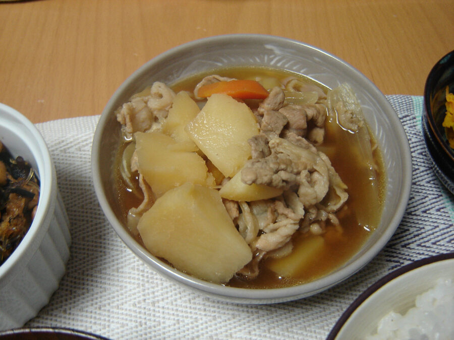Nikujaga Japanese beef and potato stew