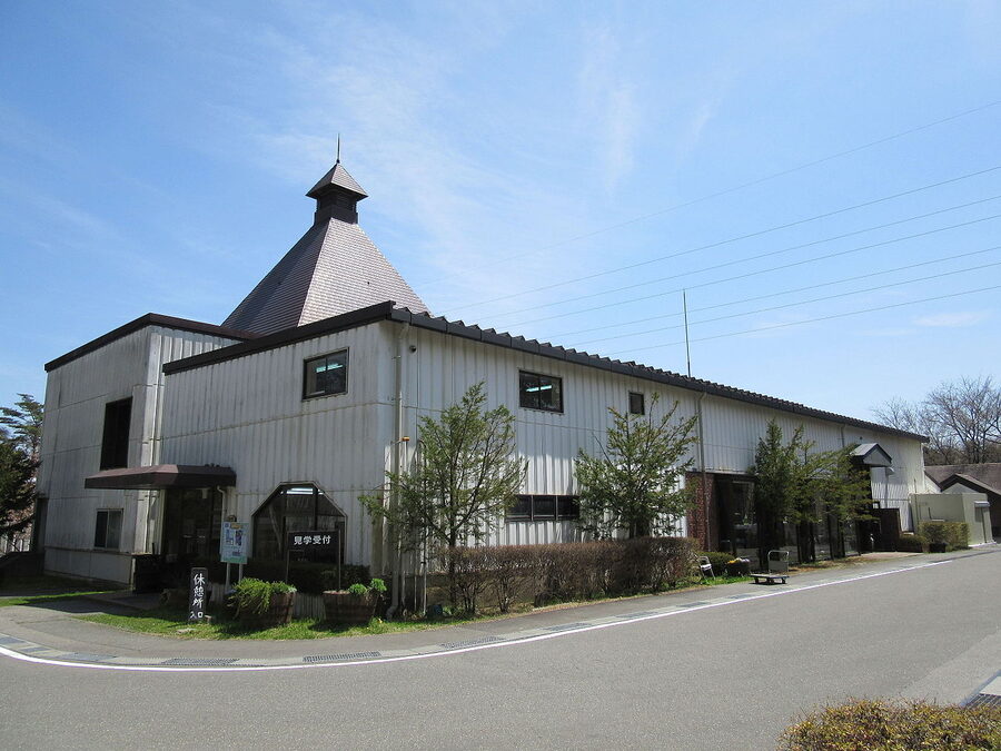 Mars Shinshu whisky distillery building in the Japanese Alps