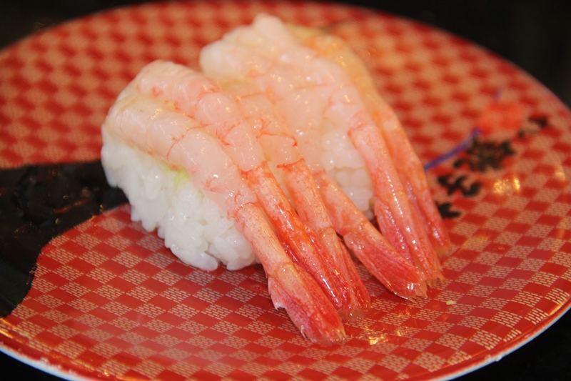 Amaebi sweet shrimp nigiri