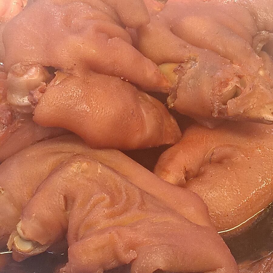 Braised pig trotters tebichi Okinawan style