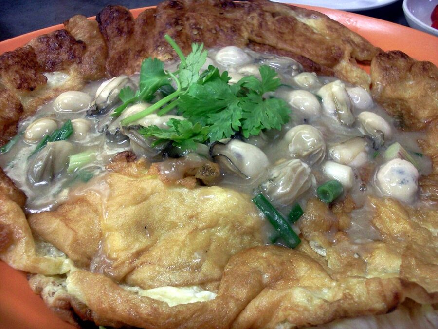 O-tao Phuket oyster omelette Hokkien style