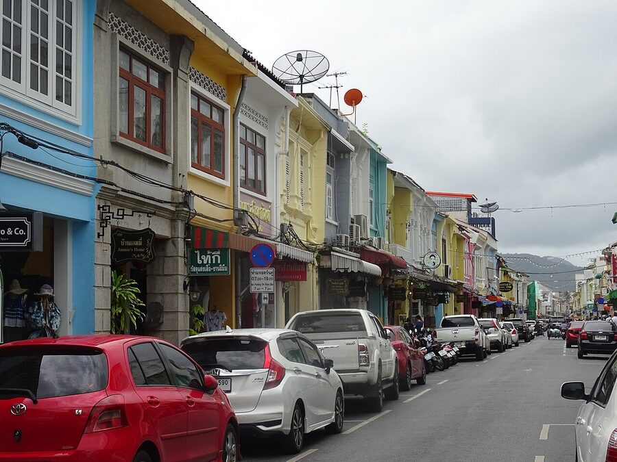 Thalang Road Phuket Old Town Sunday walking street