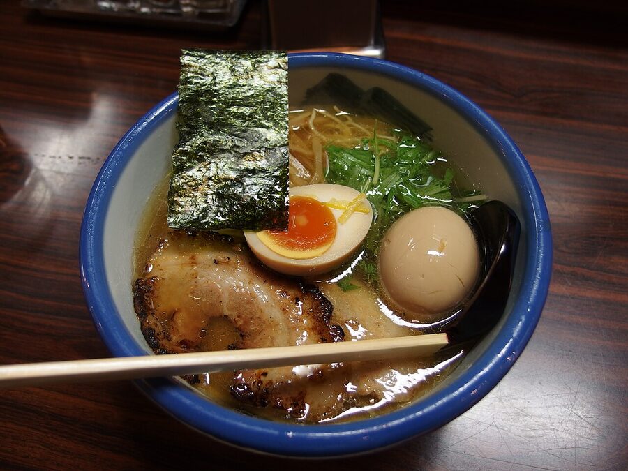 Afuri yuzu shio ramen in Ebisu
