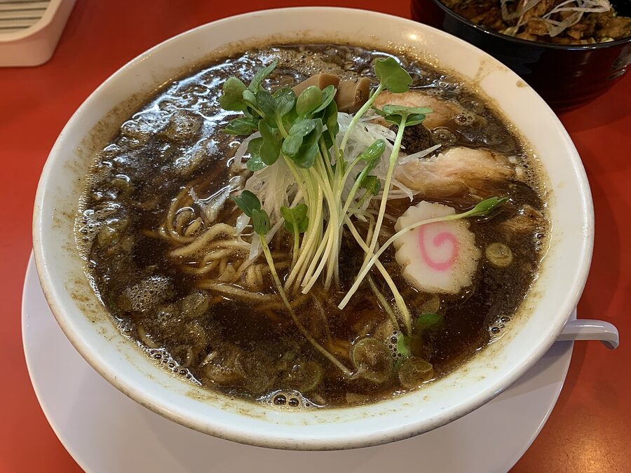 Niboshi shoyu ramen in Niigata