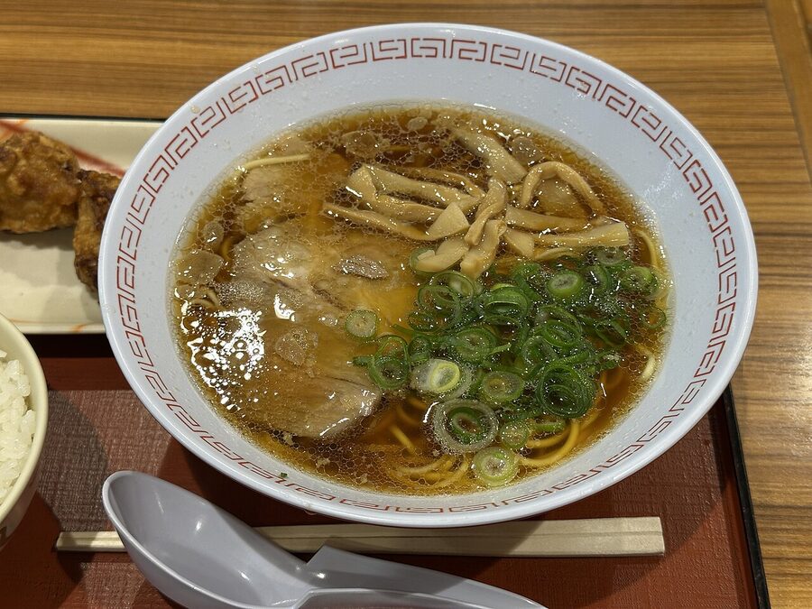 Onomichi ramen with pork back-fat