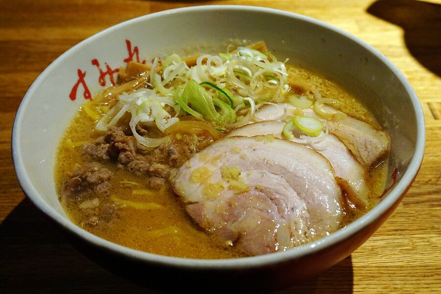 Sapporo ramen at Sumire in Susukino Hokkaido