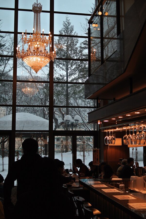 Jozankei Onsen winter gorge