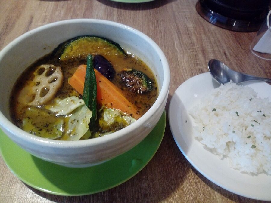 Rojiura Curry Samurai soup curry in Sapporo