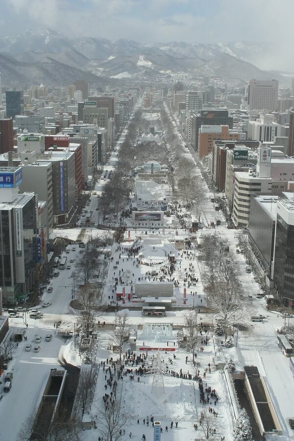 Sapporo Snow Festival ice sculpture Odori Park