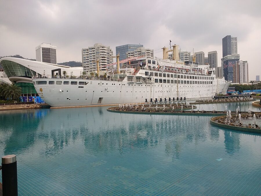 Minghua ship close view at Shekou Sea World, 2018