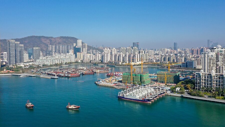 Shekou fishing harbour, Shenzhen 2021