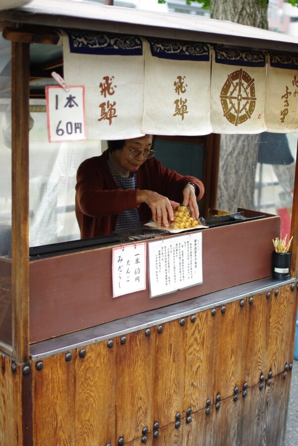 Mitarashi dango Hida Takayama