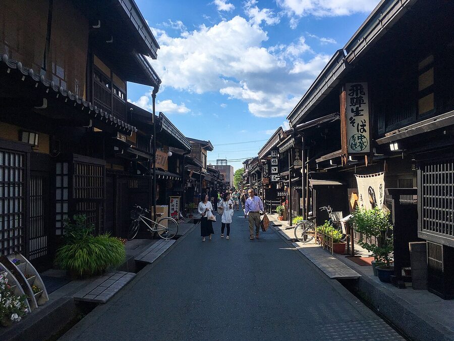 Sanmachi street Takayama old town