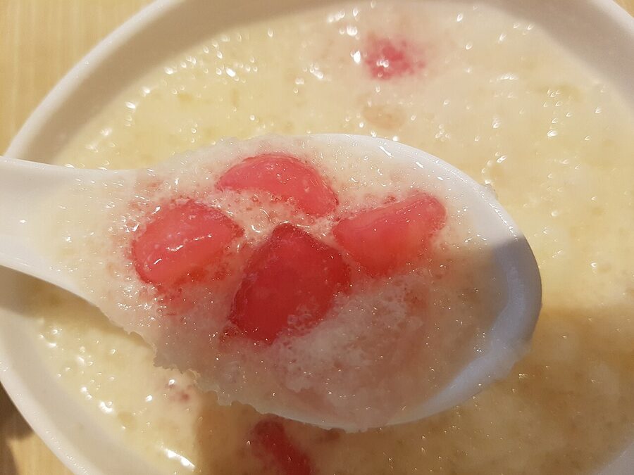 Crispy rubies street version as sold in Bangkok Thailand