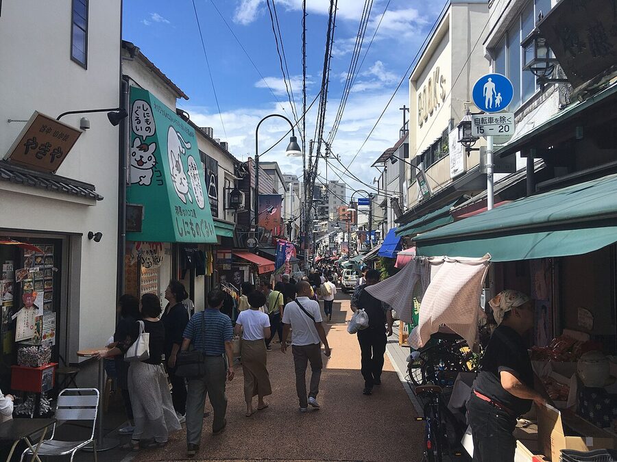 Yanaka Ginza shopping street in Tokyo