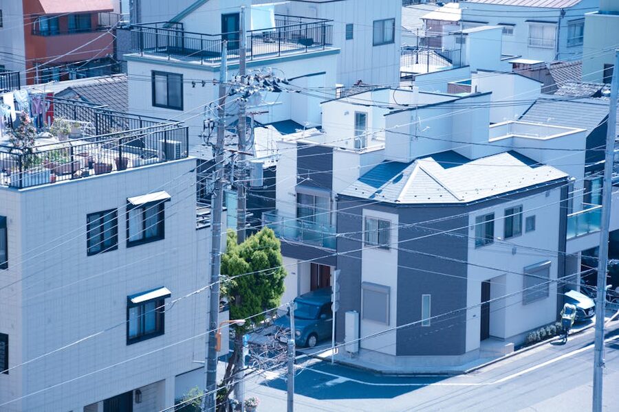 Tokyo rooftop view at dusk