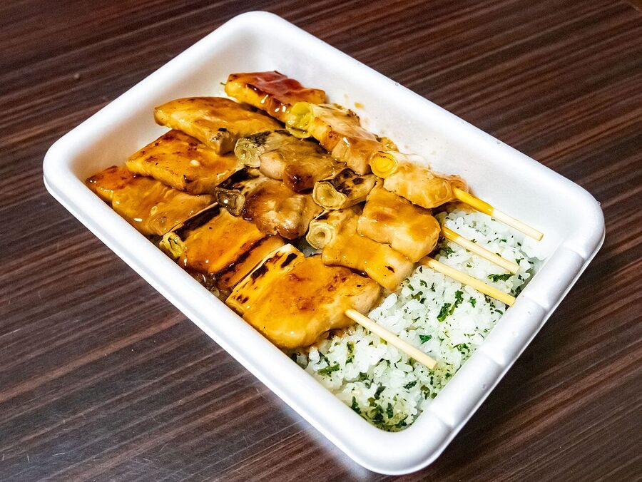 Yakitori bento from Hasegawa Store