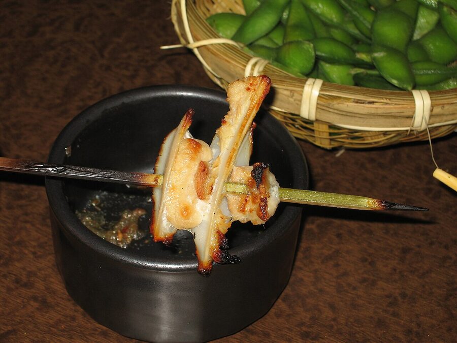 Nankotsu, soft cartilage skewer with crunch