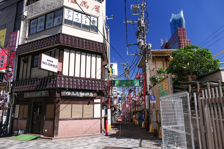 Omoide Yokocho on the west side of Shinjuku station